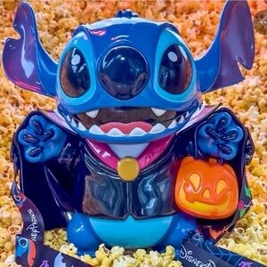 Disneyland 2024 Stitch Vampire Halloween Popcorn Bucket